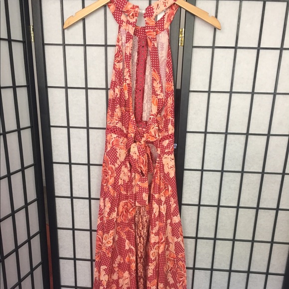 floral print split maxi dress - Picture 8 of 8